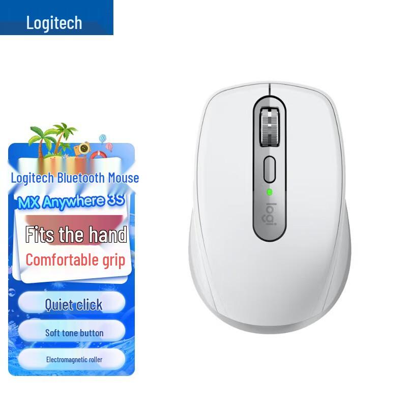Logitech MX Anywhere 3S Wireless Bluetooth Silent Mouse
Logitech MX Anywhere 3S Wireless Bluetooth Silent Mouse