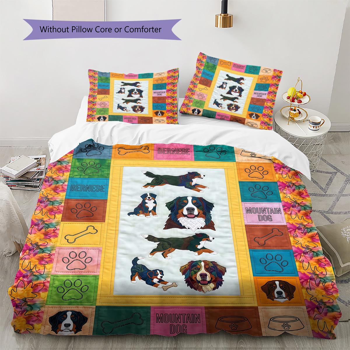 Colorful Animals Puzzle Pattern Bedding Set Quilt Cover Pillowcase Home Decor Gift (1 * duvet cover + 2 * pillowcase, without core) 135x200cm
Colorful Animals Puzzle Pattern Bedding Set Quilt Cover Pillowcase Home Decor Gift (1 * duvet cover + 2 * pillowcase, without core) 135x200cm