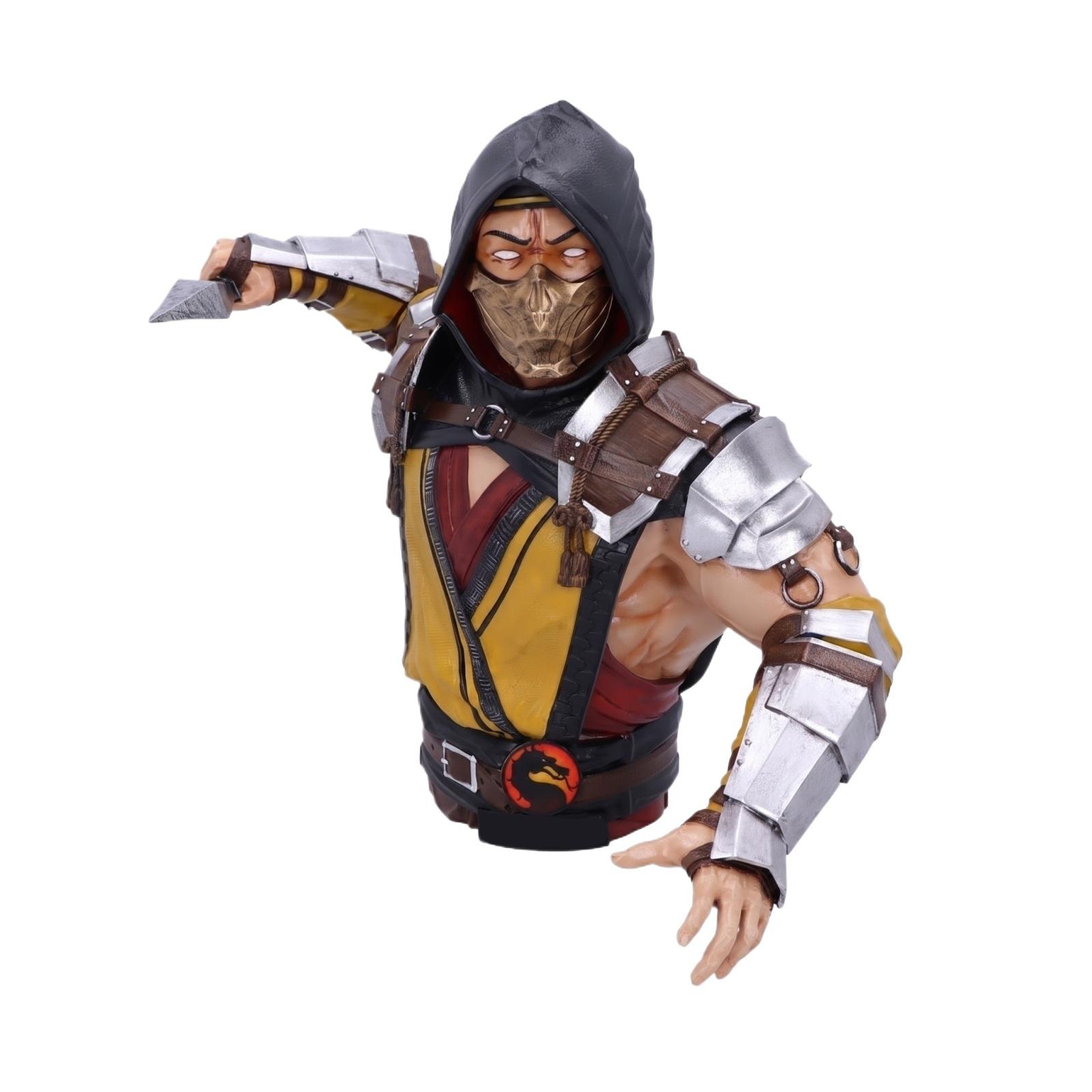 Detailed Scorpion Character Bust Statue with Armor and Hooded Design Collectible Figure for Display and Decoration One Size
Detailed Scorpion Character Bust Statue with Armor and Hooded Design Collectible Figure for Display and Decoration One Size