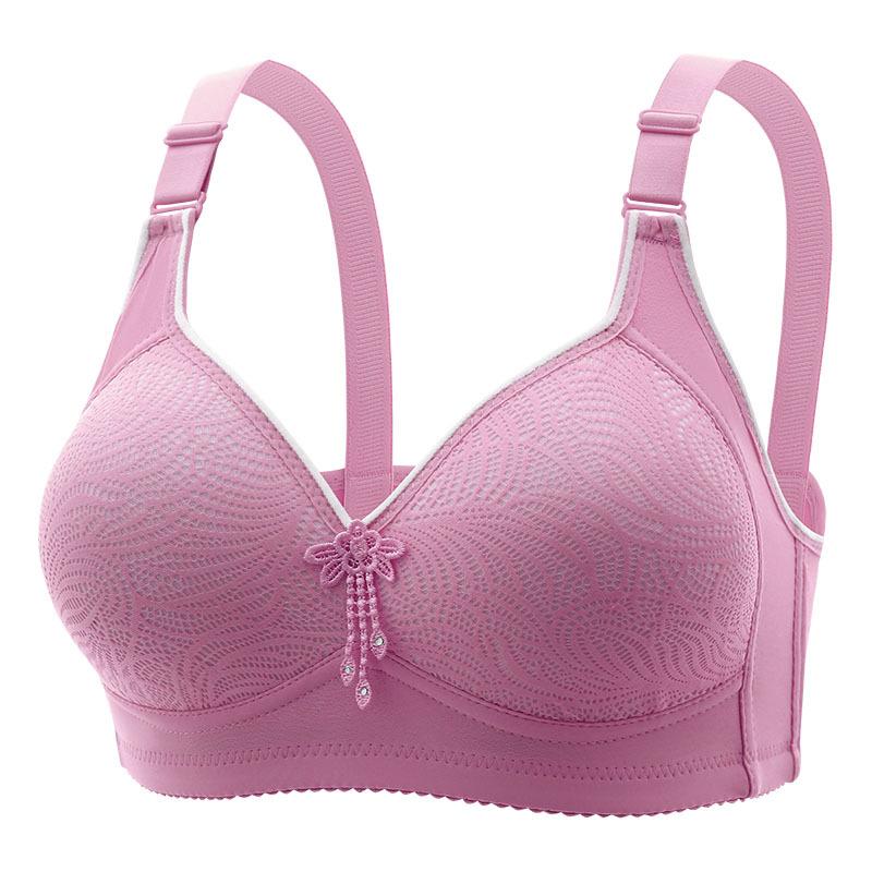 Sexy Lace Flower Face No Steel Ring Bra with Four Rows and Three Buttons Sponge Cup for Mom, Plus Size Lingerie for Women 46/105 фіолетовий
Sexy Lace Flower Face No Steel Ring Bra with Four Rows and Three Buttons Sponge Cup for Mom, Plus Size Lingerie for Women 46/105 фіолетовий