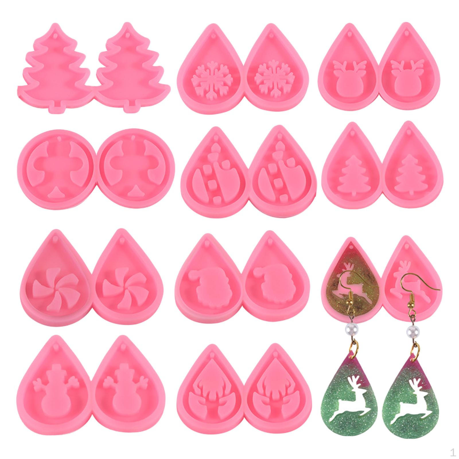 11x Christmas Pendants Tool Epoxy Resin Casting Tree Elk Moulds for Jewelry Making
11x Christmas Pendants Tool Epoxy Resin Casting Tree Elk Moulds for Jewelry Making