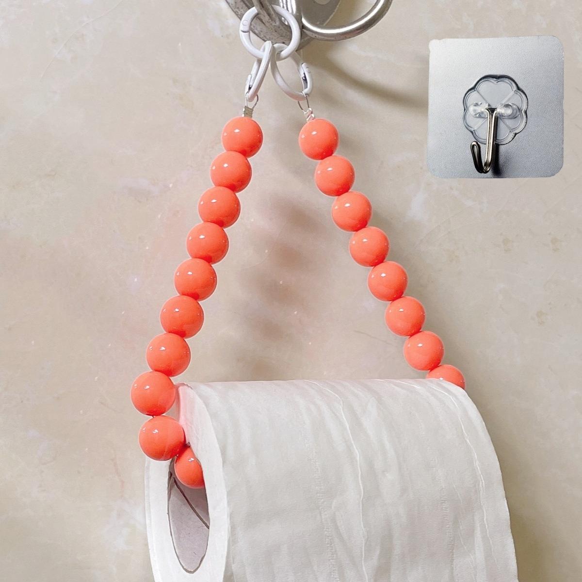 1Pc Cute Punch-free Beaded Tissue Holder for Home Kitchen Bathroom Toilet Paper Storage Rack Orange
1Pc Cute Punch-free Beaded Tissue Holder for Home Kitchen Bathroom Toilet Paper Storage Rack Orange