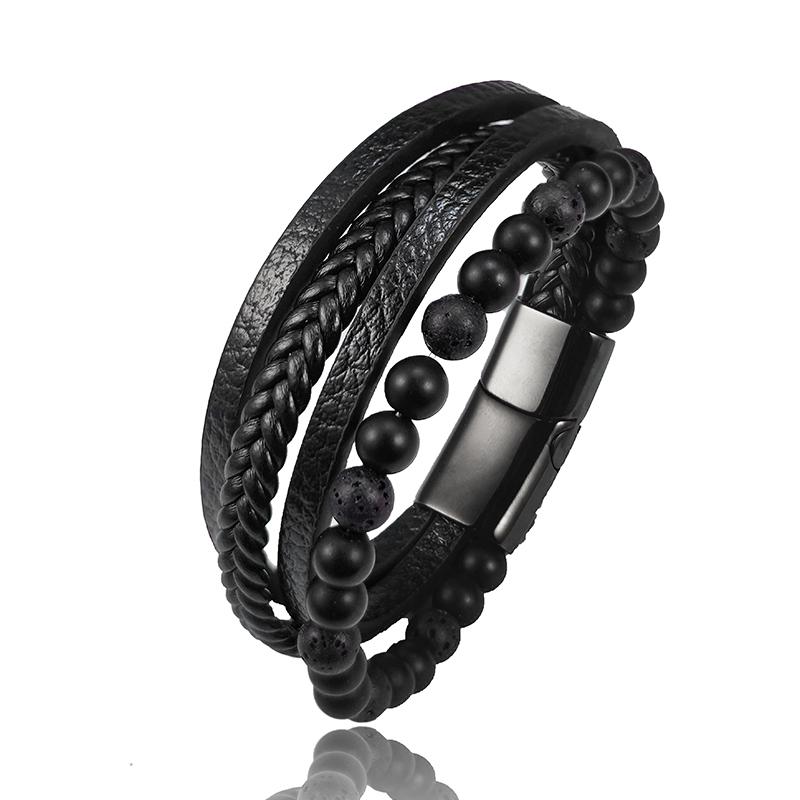 2025 New Beads Tiger s Eye Stone Bracelet for Men Four Layers Leather Bracelet with Stainless Steel Magnet Male Jewelry Gift 18.5cm
2025 New Beads Tiger s Eye Stone Bracelet for Men Four Layers Leather Bracelet with Stainless Steel Magnet Male Jewelry Gift 18.5cm