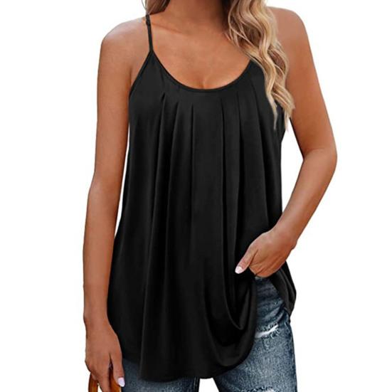 Женский жилет без рукавов с плиссированной кромкой и круглым вырезом, повседневный однотонный свободный женский жилет
Женский жилет без рукавов с плиссированной кромкой и круглым вырезом, повседневный однотонный свободный женский жилет