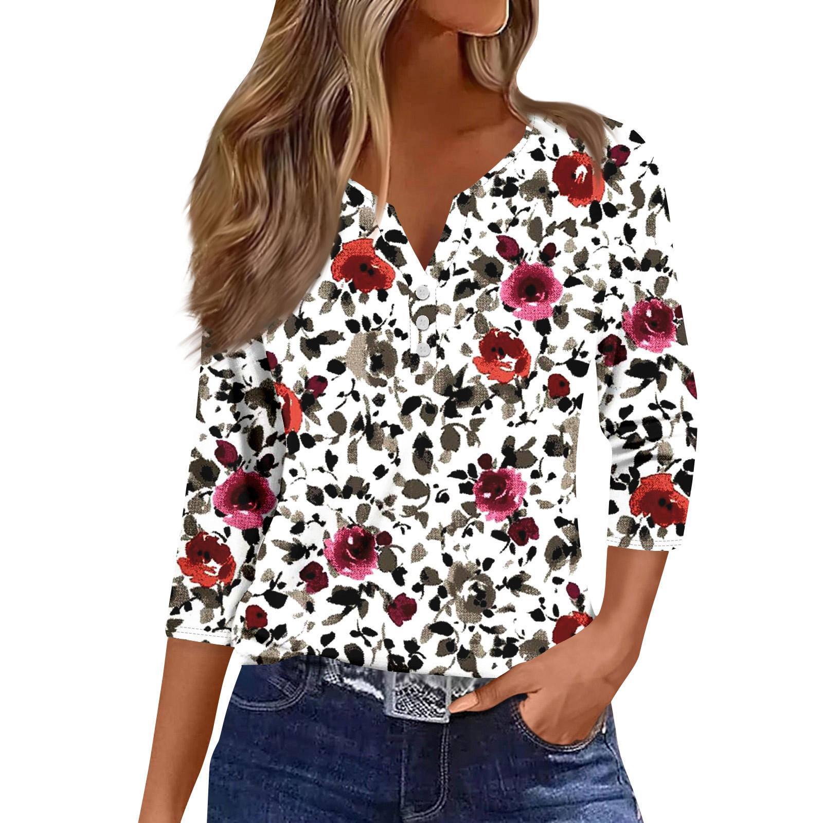 Women s Fashion Casual Seven Split Sleeve Burst Vintage Floral Print Pullover Top XXL білий
Women s Fashion Casual Seven Split Sleeve Burst Vintage Floral Print Pullover Top XXL білий