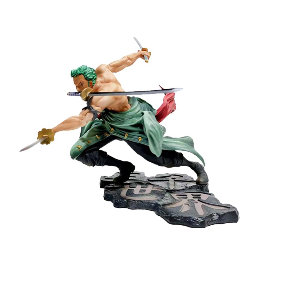One Piece Figure Toys Anime Roronoa Zoro Three-blade PVC Action Collection Figurine Model Dolls
One Piece Figure Toys Anime Roronoa Zoro Three-blade PVC Action Collection Figurine Model Dolls