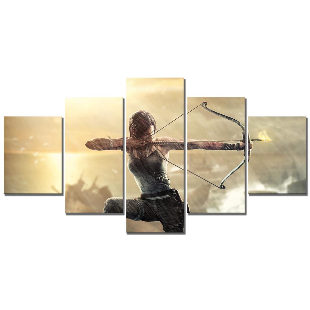 No Framed 5 Pieces Game Tomb Raider Lara Croft Wall Art Canvas Posters Pictures Paintings Home Decor for Kids Room Decorations 20x35 20x45 20x55cm
No Framed 5 Pieces Game Tomb Raider Lara Croft Wall Art Canvas Posters Pictures Paintings Home Decor for Kids Room Decorations 20x35 20x45 20x55cm