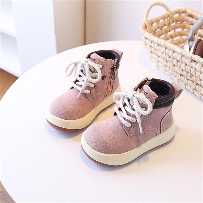 Autumn Children Boots Leather Kids Shoes Rubber Sole Non-slip Ankle Toddler Girls Boys Boots EU 22-30 37 рожевий
Autumn Children Boots Leather Kids Shoes Rubber Sole Non-slip Ankle Toddler Girls Boys Boots EU 22-30 37 рожевий