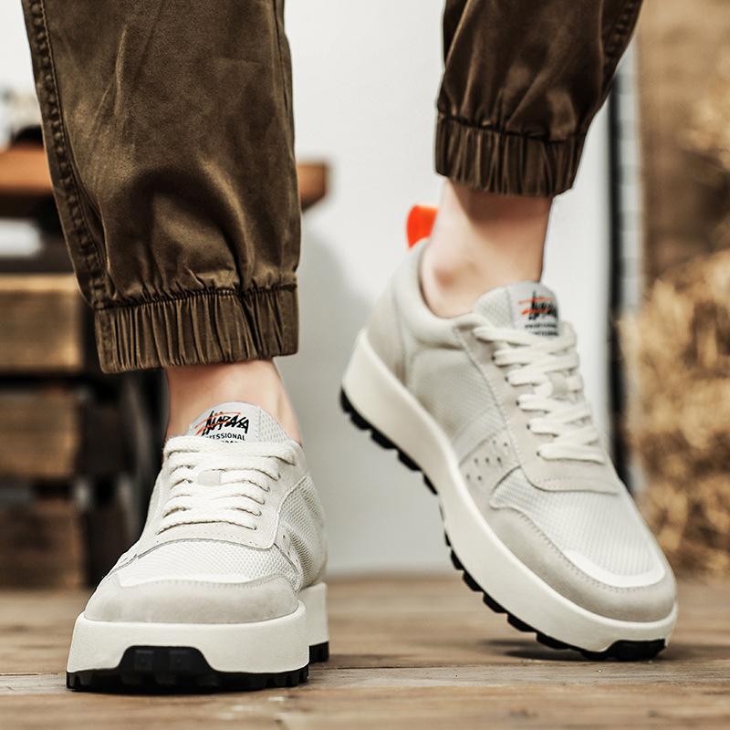 Men s niche high-quality leather fashion casual board shoes fashion versatile sports shoes outdoor couple board shoes 44 бежевий
Men s niche high-quality leather fashion casual board shoes fashion versatile sports shoes outdoor couple board shoes 44 бежевий