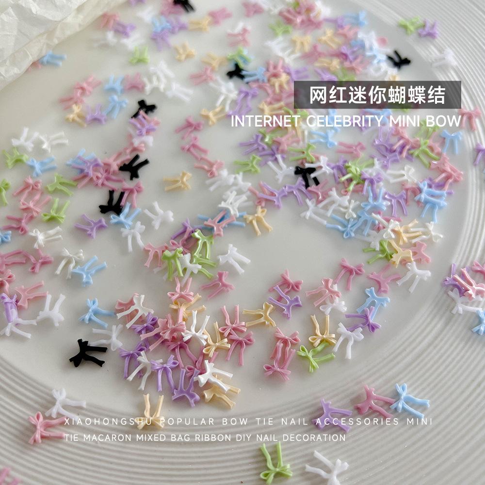 Mixed Bow Nail Accessories Internet Famous Popular Candy Colored Mini Three-dimensional Ribbon Wearing
Mixed Bow Nail Accessories Internet Famous Popular Candy Colored Mini Three-dimensional Ribbon Wearing