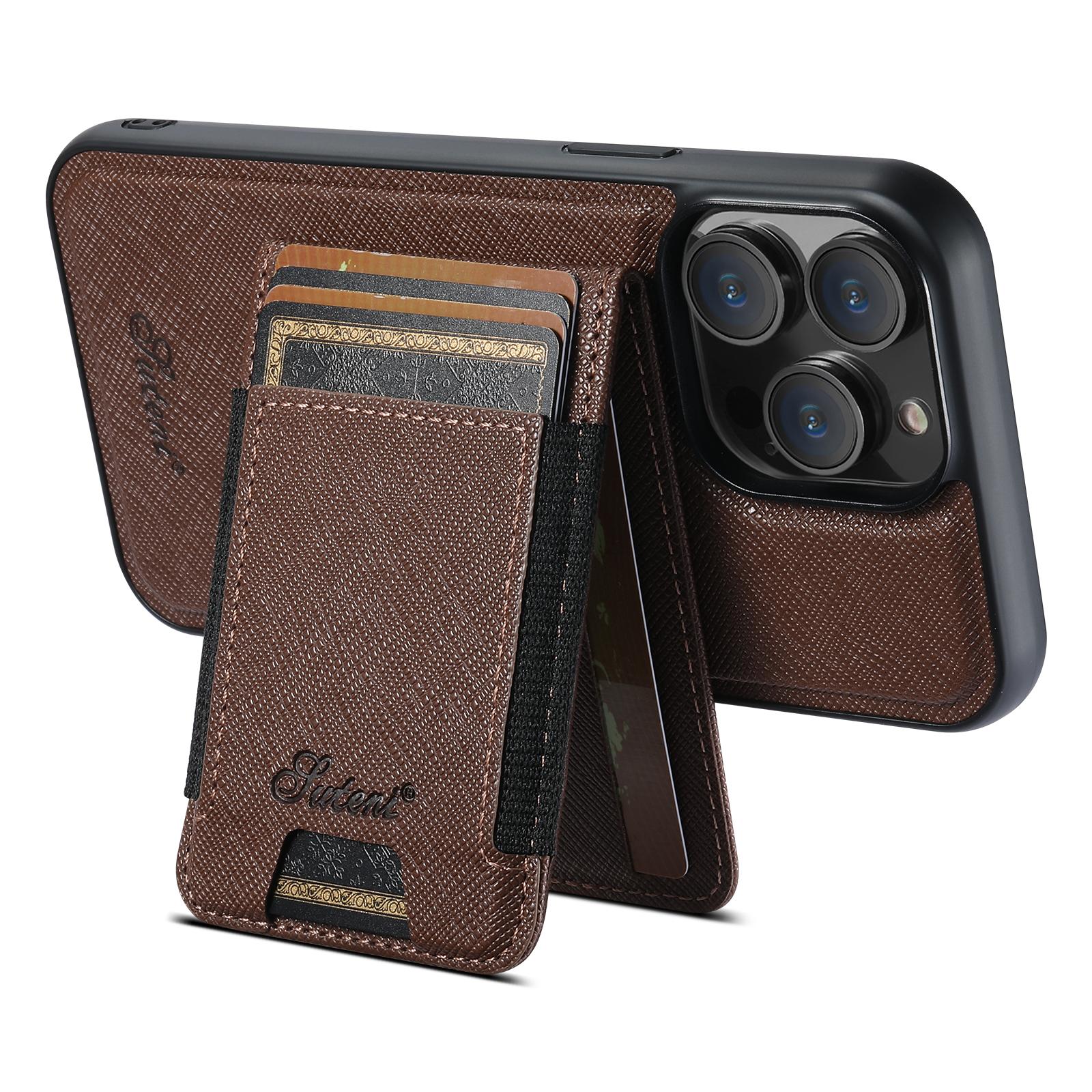 SUTENI H17 For iPhone 14 Pro Max Magnetic Case Cross Texture Leather Phone Back Cover with Detachable Card Bag Black
SUTENI H17 For iPhone 14 Pro Max Magnetic Case Cross Texture Leather Phone Back Cover with Detachable Card Bag Black