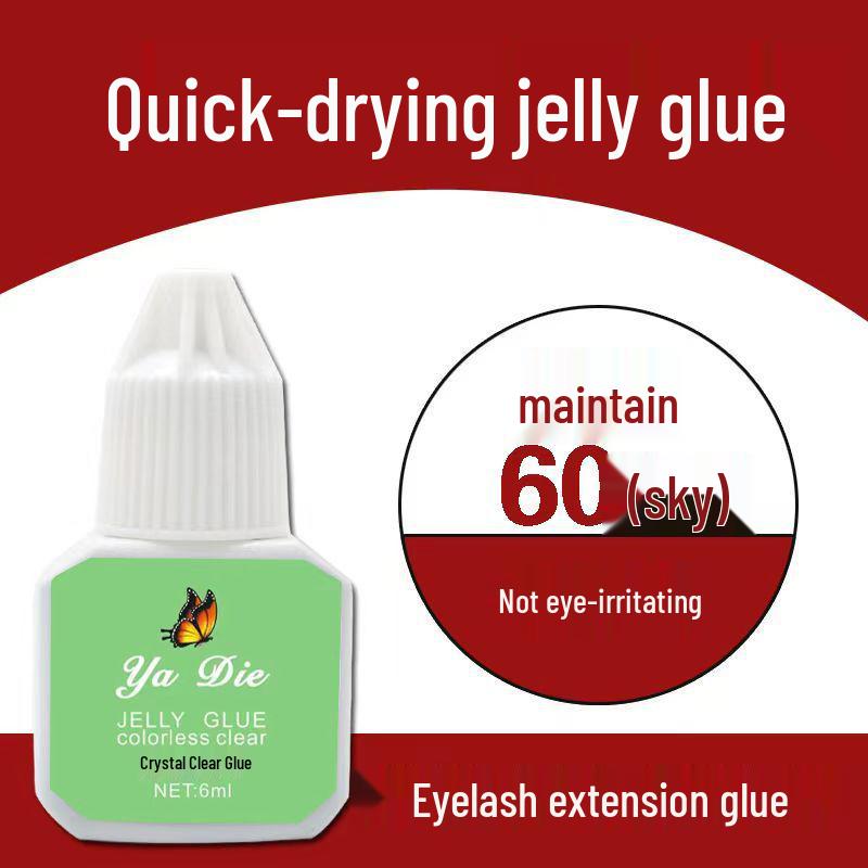 Eyelash Extension Clear Quick-Dry Glue: 60-Day, Non-Irritating, Special Ice Jelly Formula
Eyelash Extension Clear Quick-Dry Glue: 60-Day, Non-Irritating, Special Ice Jelly Formula