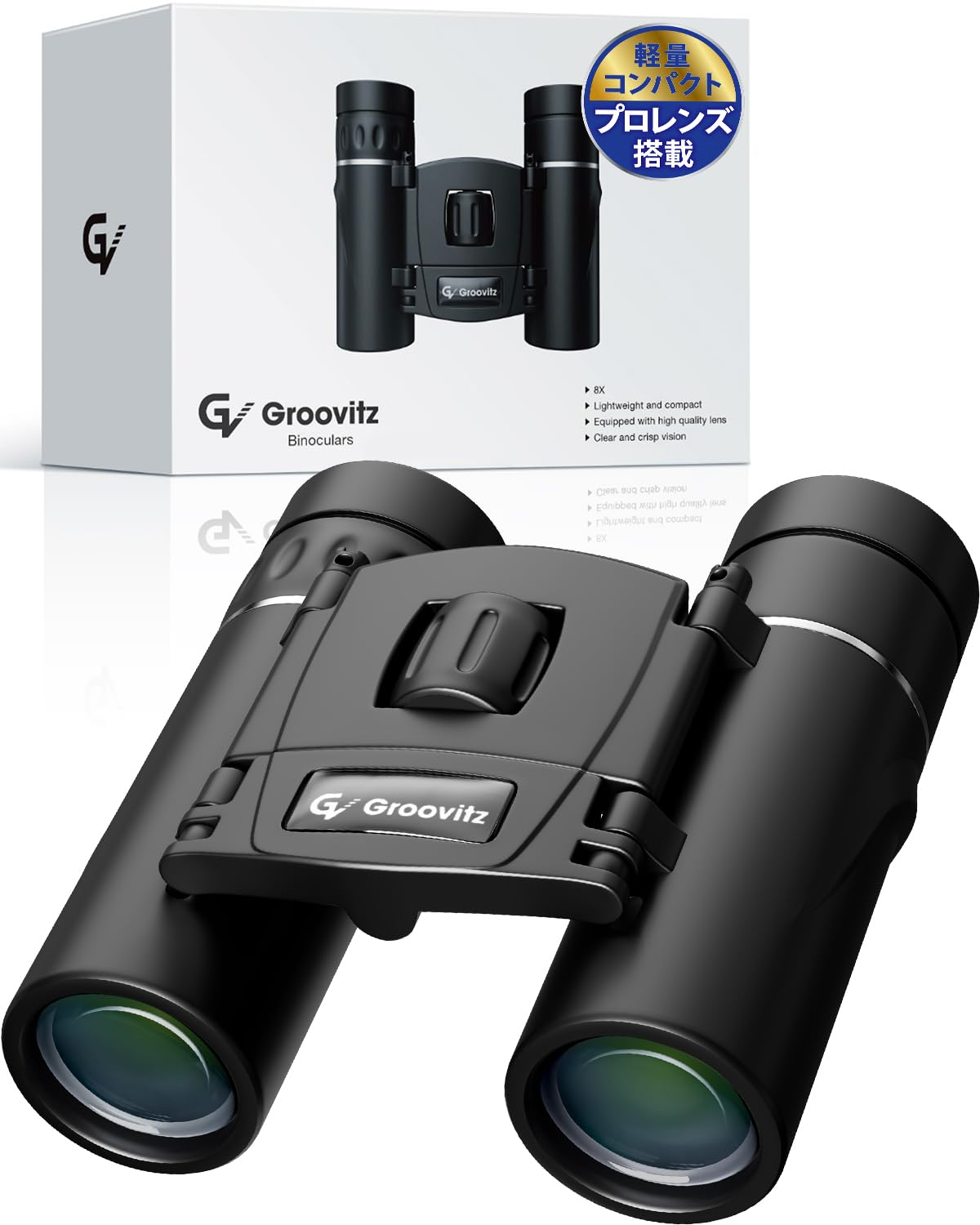 Бінокль Groovitz для Live Dome Opera Glasses Performance Lens x Легкий і 8-кратне збільшення для Live Для перегляду Підходить для жінок і чорний
Бінокль Groovitz для Live Dome Opera Glasses Performance Lens x Легкий і 8-кратне збільшення для Live Для перегляду Підходить для жінок і чорний