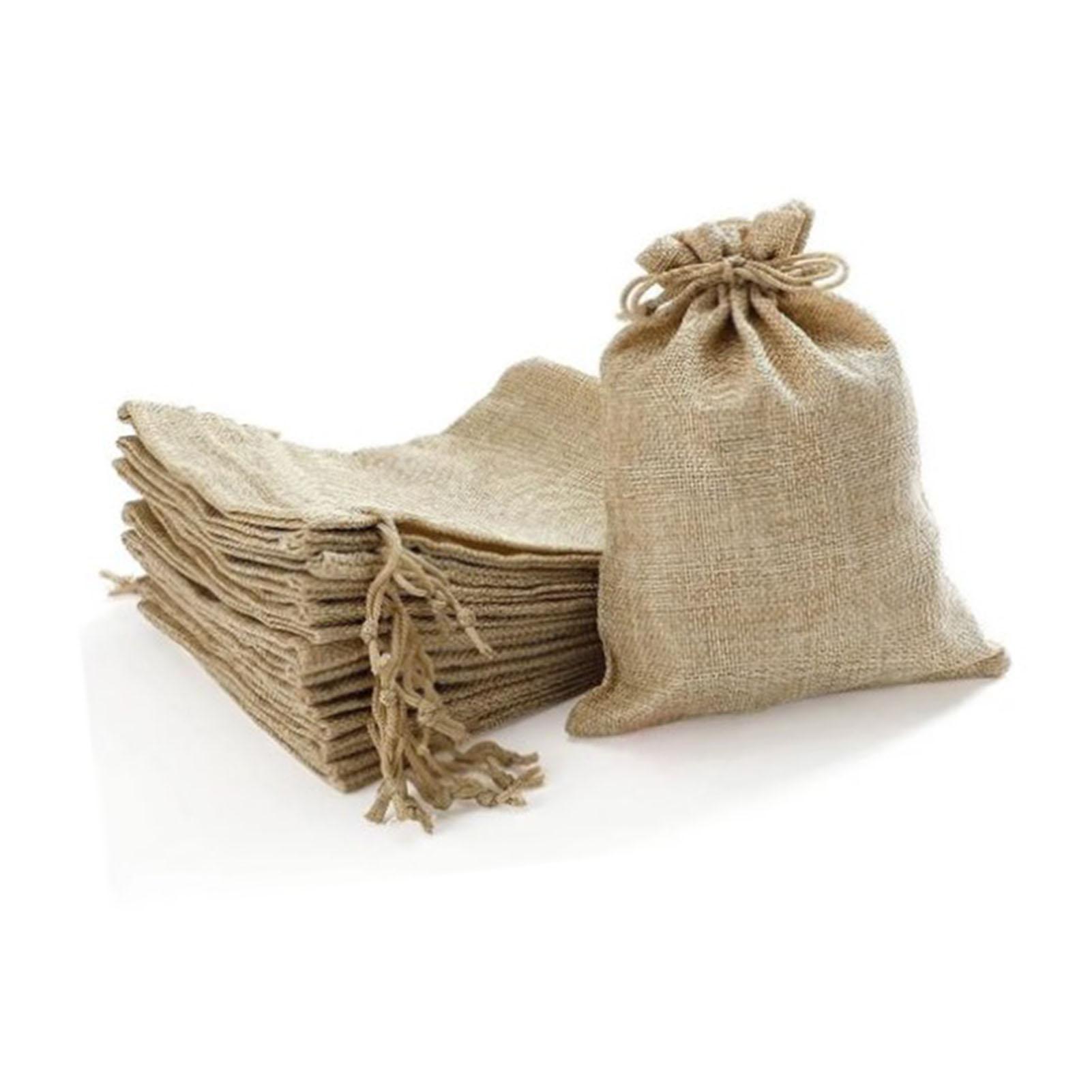 50pcs Drawstring Linen Bags Portable Compact Multifunctional Soft Linen Jewelry Pouches
50pcs Drawstring Linen Bags Portable Compact Multifunctional Soft Linen Jewelry Pouches