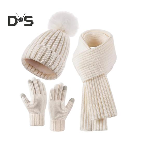 3 шт./комплект, женская зимняя шапка, шарф, перчатки, комплект, толстая вязаная теплая шапка, отличное трение, перчатки для ладоней, эластичная защита ушей, ветрозащитная зимняя одежда для отдыха на открытом воздухе белый
3 шт./комплект, женская зимняя шапка, шарф, перчатки, комплект, толстая вязаная теплая шапка, отличное трение, перчатки для ладоней, эластичная защита ушей, ветрозащитная зимняя одежда для отдыха на открытом воздухе белый