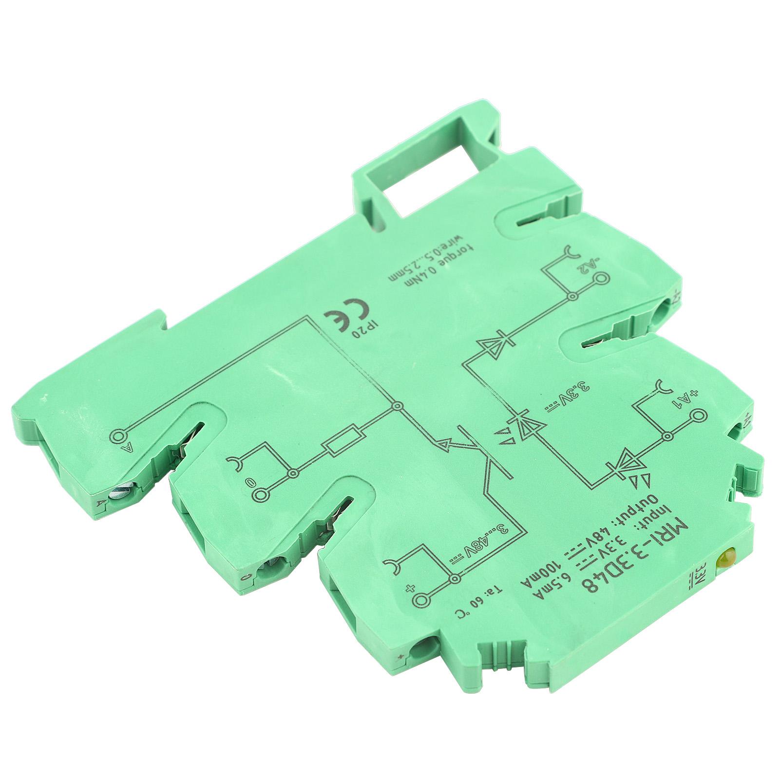 MRI3.3D48 DC Photoelectrical Coupler Isolating PLC Relay Module Input 3.3VDC Output 348VDC
MRI3.3D48 DC Photoelectrical Coupler Isolating PLC Relay Module Input 3.3VDC Output 348VDC