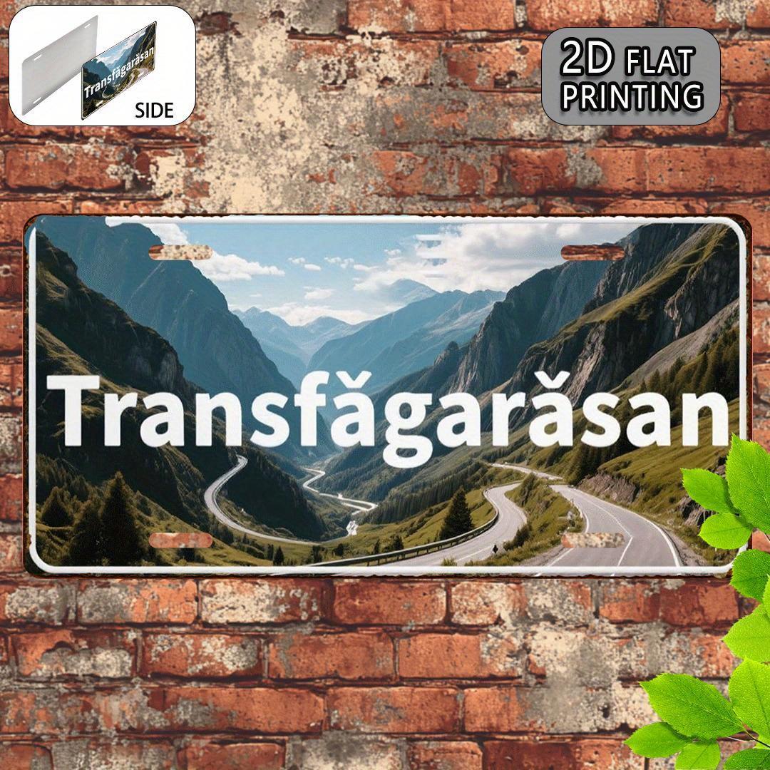 Transfagarasan Road Romania Mountain Pass License Plate Style D Flat Printing Metal Tin Sign Scenic Drive Travel Themed Decora 15x30cm(5.9x7.8inch)
Transfagarasan Road Romania Mountain Pass License Plate Style D Flat Printing Metal Tin Sign Scenic Drive Travel Themed Decora 15x30cm(5.9x7.8inch)