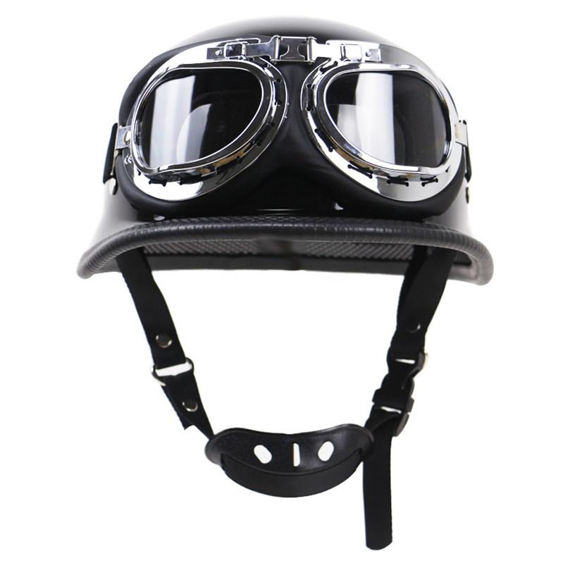 Мотоциклетний шолом Шкіряний шолом Half Face Retro Moto Helmet Vintage Style Casco Casque sWith Goggles DOT L холодний колір чорний
Мотоциклетний шолом Шкіряний шолом Half Face Retro Moto Helmet Vintage Style Casco Casque sWith Goggles DOT L холодний колір чорний