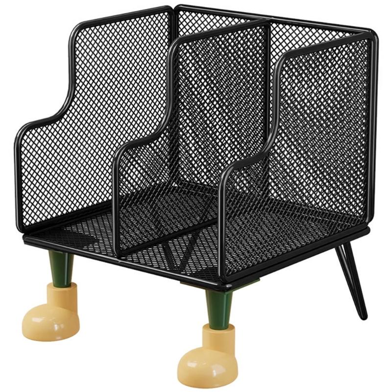 Space Saving Modular Book Holder Not Slip Base Regulable Shelves Delicate Workspaces Organization чорний
Space Saving Modular Book Holder Not Slip Base Regulable Shelves Delicate Workspaces Organization чорний