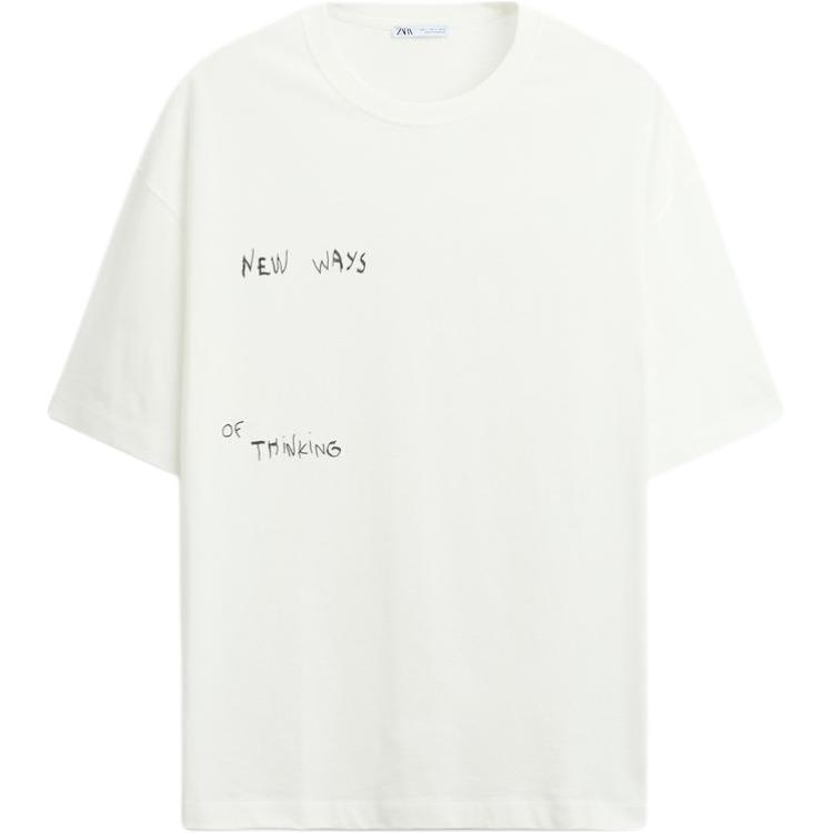 Zara Футболка мужская свободная хлопковая в стиле пэчворк с коротким рукавом, выцветшая, белая 00722314-35 L
Zara Футболка мужская свободная хлопковая в стиле пэчворк с коротким рукавом, выцветшая, белая 00722314-35 L