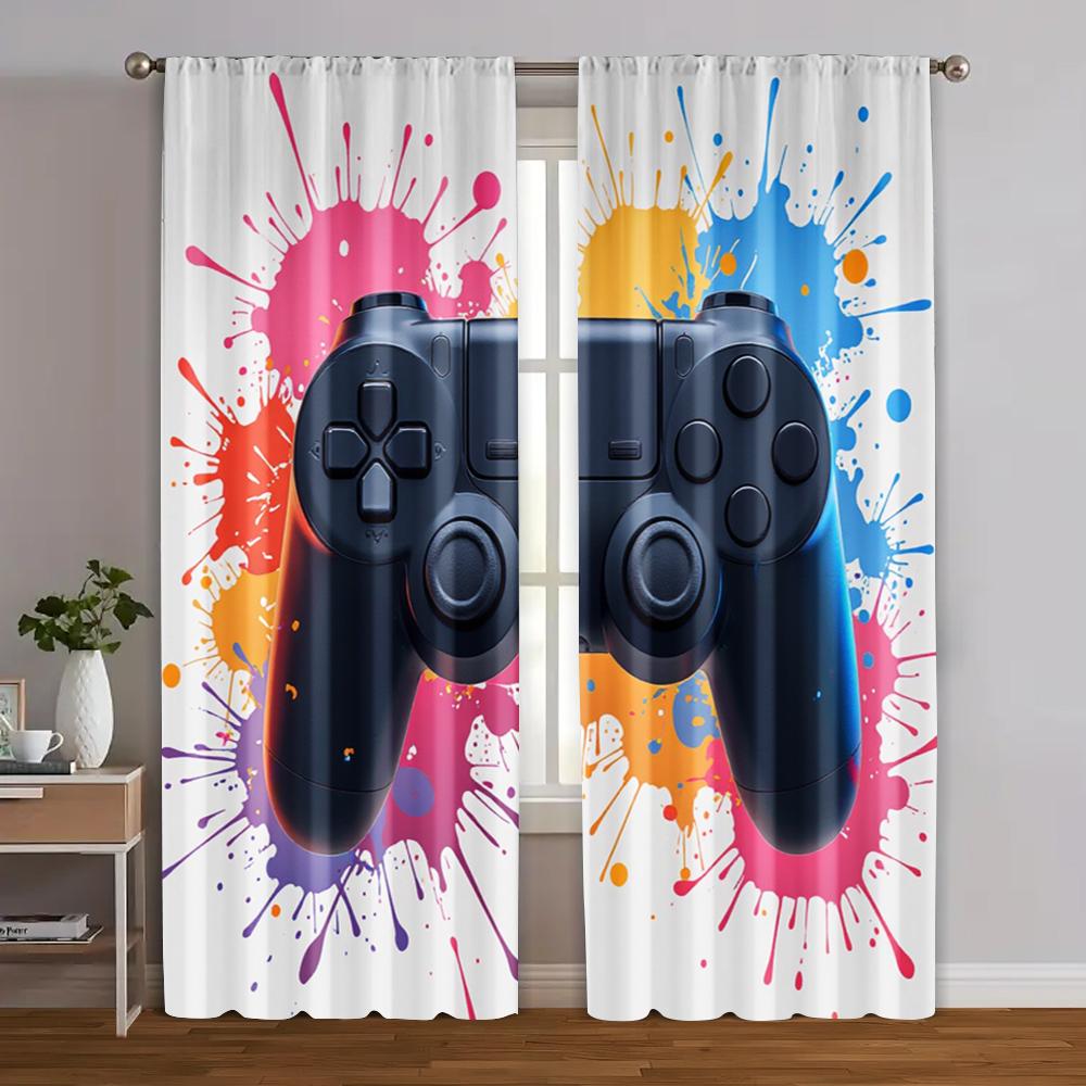 2pcs Curtains&Drapes Vibrant Gamer Room Machine Washable (without rod) Thermal Insulation and Room Darkening Functions Perfect 100*130 Rod Pocket 1pcs
2pcs Curtains&Drapes Vibrant Gamer Room Machine Washable (without rod) Thermal Insulation and Room Darkening Functions Perfect 100*130 Rod Pocket 1pcs