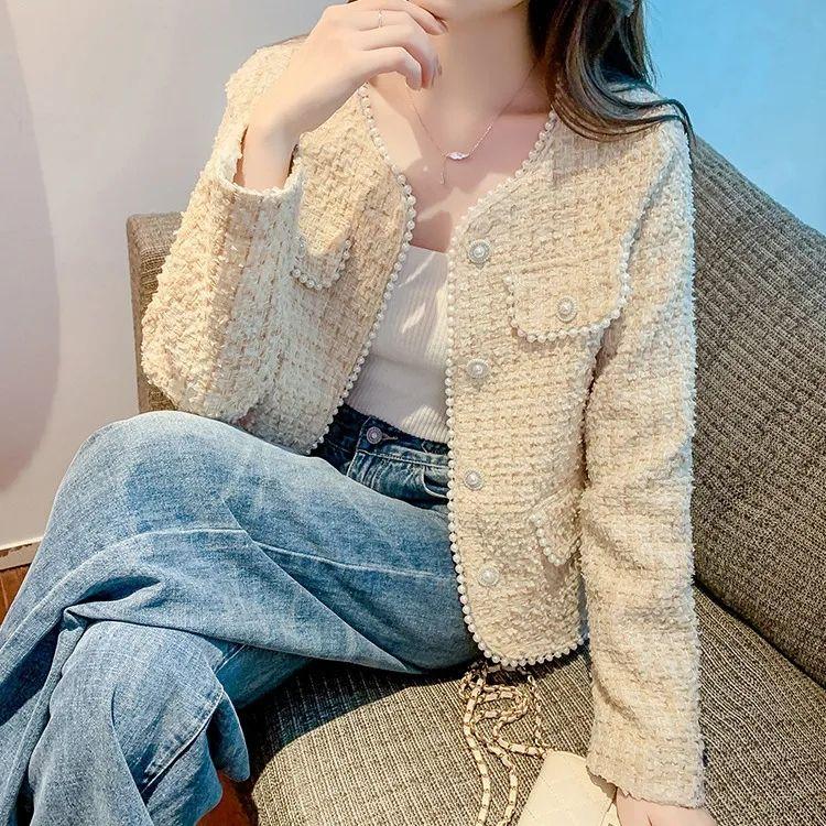 Temperament Ladies Pink Small Fragrance Jacket Женская одежда на весну и осень Маленький топ из французского твида высокого качества L жёлтый
Temperament Ladies Pink Small Fragrance Jacket Женская одежда на весну и осень Маленький топ из французского твида высокого качества L жёлтый