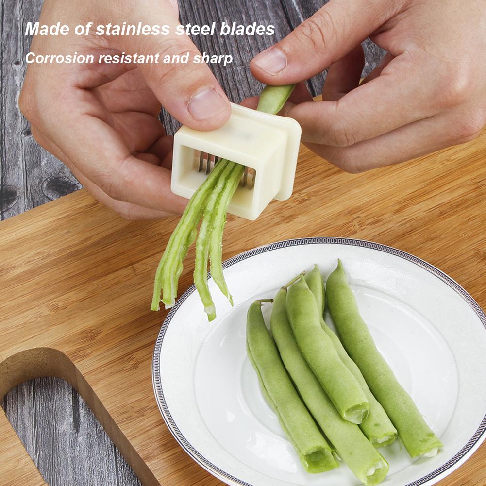 Kitchen Slicer Stainless Steel Blade Functional Vegetable Veggie Chopper Green Beans String Bean Slicer for Stringing Cutter China Mainland
Kitchen Slicer Stainless Steel Blade Functional Vegetable Veggie Chopper Green Beans String Bean Slicer for Stringing Cutter China Mainland