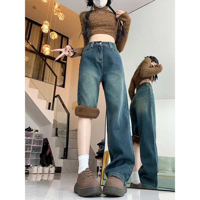 Women s Plus Size Fleece-Lined High-Waisted Jeans - Winter 2024 Slimming Straight-Leg XL
Women s Plus Size Fleece-Lined High-Waisted Jeans - Winter 2024 Slimming Straight-Leg XL