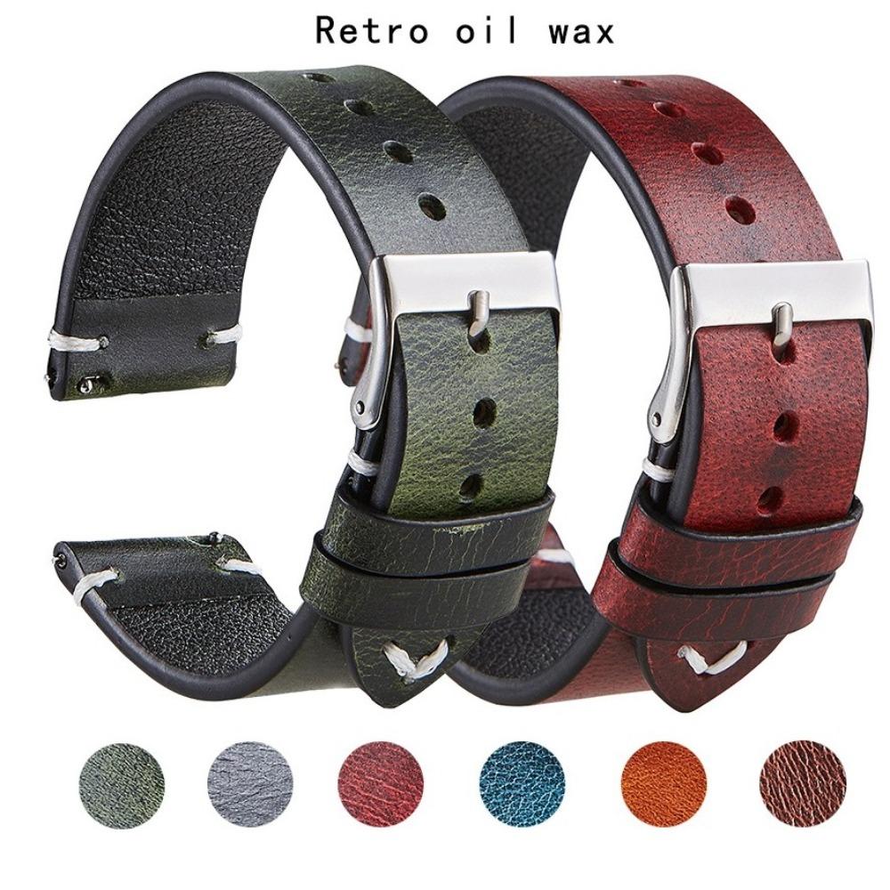 Genuine Leather Leather Strap 20mm Quick Release Strap Comfortable Watch Band Smartwatch 20mm темно-зелений колір
Genuine Leather Leather Strap 20mm Quick Release Strap Comfortable Watch Band Smartwatch 20mm темно-зелений колір