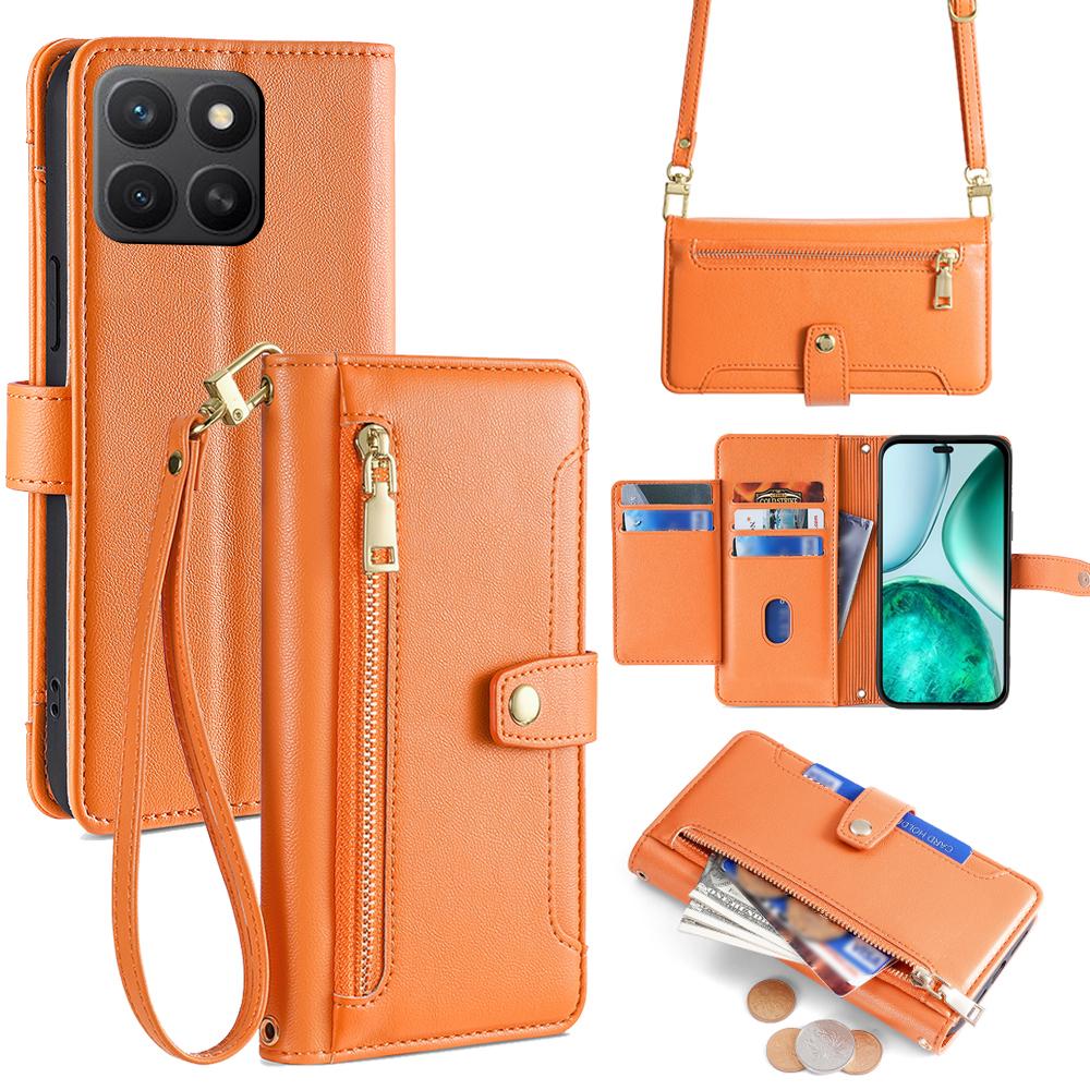 For Honor X8c 4G Leather Case Zipper Pocket Wallet Phone Cover with 2 Straps B
For Honor X8c 4G Leather Case Zipper Pocket Wallet Phone Cover with 2 Straps B