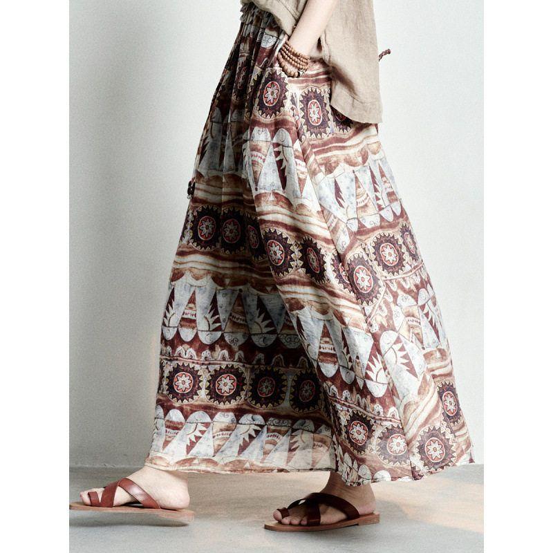 Plalindrome2025 Original Design Artistic Exotic Bohemian Style Printed Skirt Coffee2026 Image color M
Plalindrome2025 Original Design Artistic Exotic Bohemian Style Printed Skirt Coffee2026 Image color M