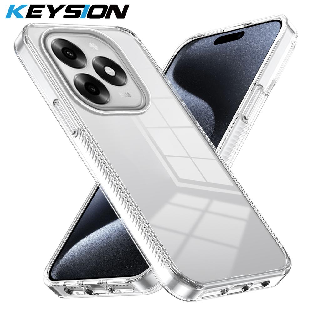 KEYSION Transparent Phone Case for Itel S23+ S23 Soft TPU+PC Anti-slip HD Clear Shockproof Phone Back Cover for Itel A70 for Itel A70 чистий
KEYSION Transparent Phone Case for Itel S23+ S23 Soft TPU+PC Anti-slip HD Clear Shockproof Phone Back Cover for Itel A70 for Itel A70 чистий