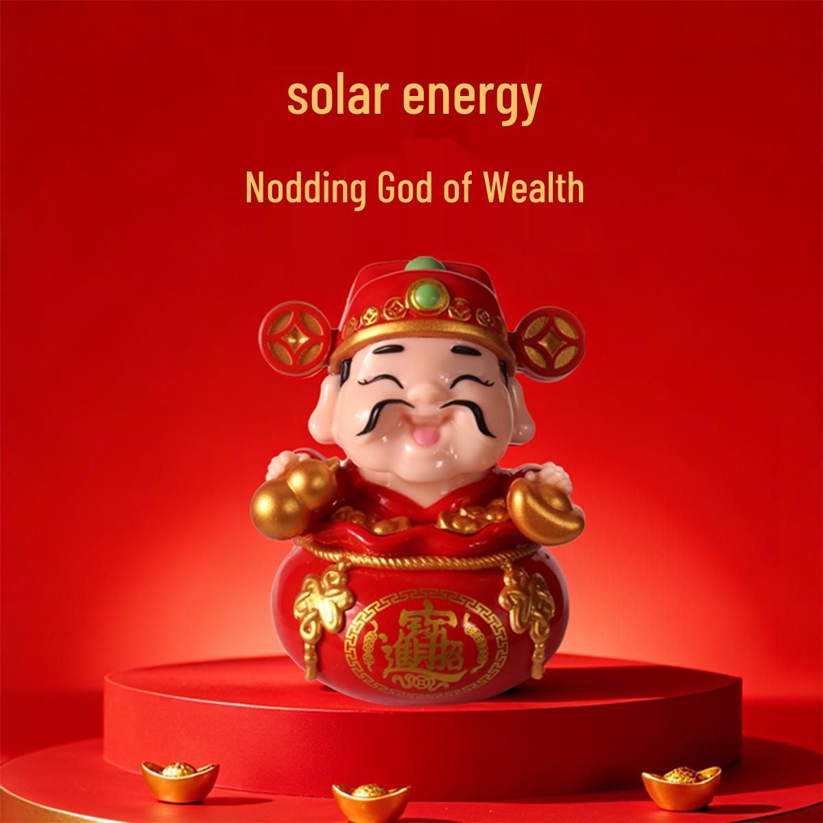 2-Inch Solar Nodding Wealth God - Office, Desktop, Car Decoration Gift
2-Inch Solar Nodding Wealth God - Office, Desktop, Car Decoration Gift
