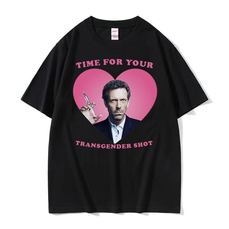 Time for Your Transgender Shot Dr House Pink Hear Graphic TShirt Men Women summer harajuku T-shirt 100% Cotton short sleeve T... 5XL різнокольоровий
Time for Your Transgender Shot Dr House Pink Hear Graphic TShirt Men Women summer harajuku T-shirt 100% Cotton short sleeve T... 5XL різнокольоровий