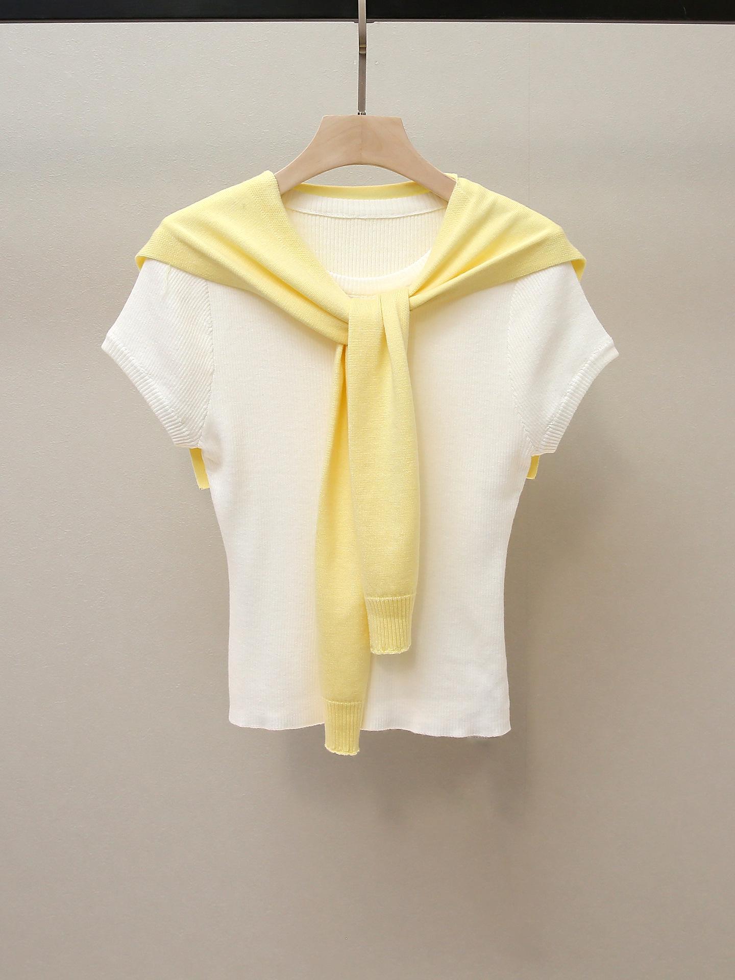 Autumn Korean-Style Yellow Shawl Slimming Knit Sweater for Women S белый
Autumn Korean-Style Yellow Shawl Slimming Knit Sweater for Women S белый