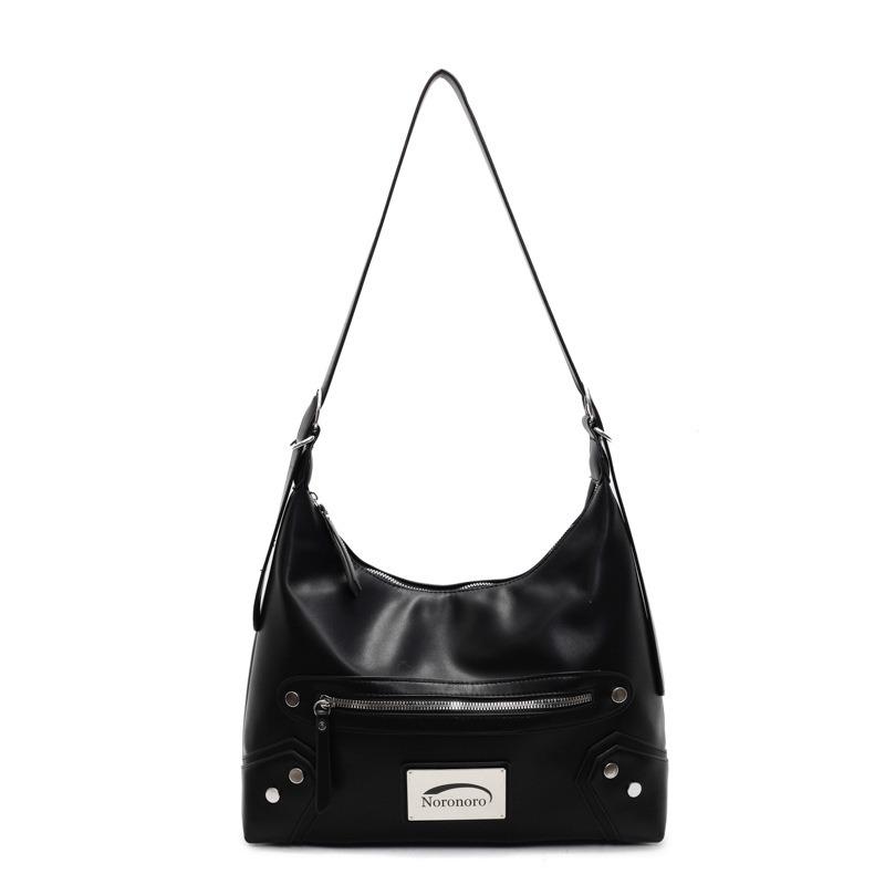 Large-capacity versatile underarm bag women s new fashion trend rivet tote bag high-end texture shoulder messenger bag чорний
Large-capacity versatile underarm bag women s new fashion trend rivet tote bag high-end texture shoulder messenger bag чорний