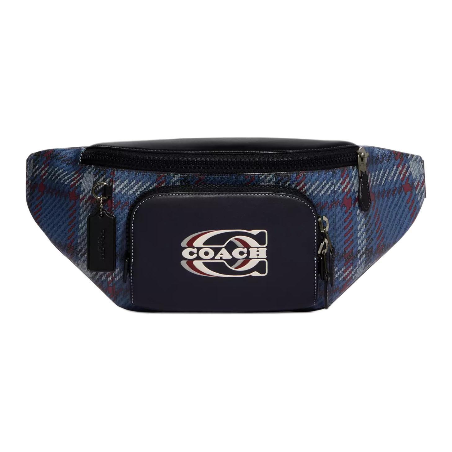 Coach Track 25 Plaid Print Zipper Closure Canvas And Leather Waist Bag Medium Women Waist Bag Navy-Blue CH109-QBNI9 Basic Set (Bag+Dust Bag)
Coach Track 25 Plaid Print Zipper Closure Canvas And Leather Waist Bag Medium Women Waist Bag Navy-Blue CH109-QBNI9 Basic Set (Bag+Dust Bag)