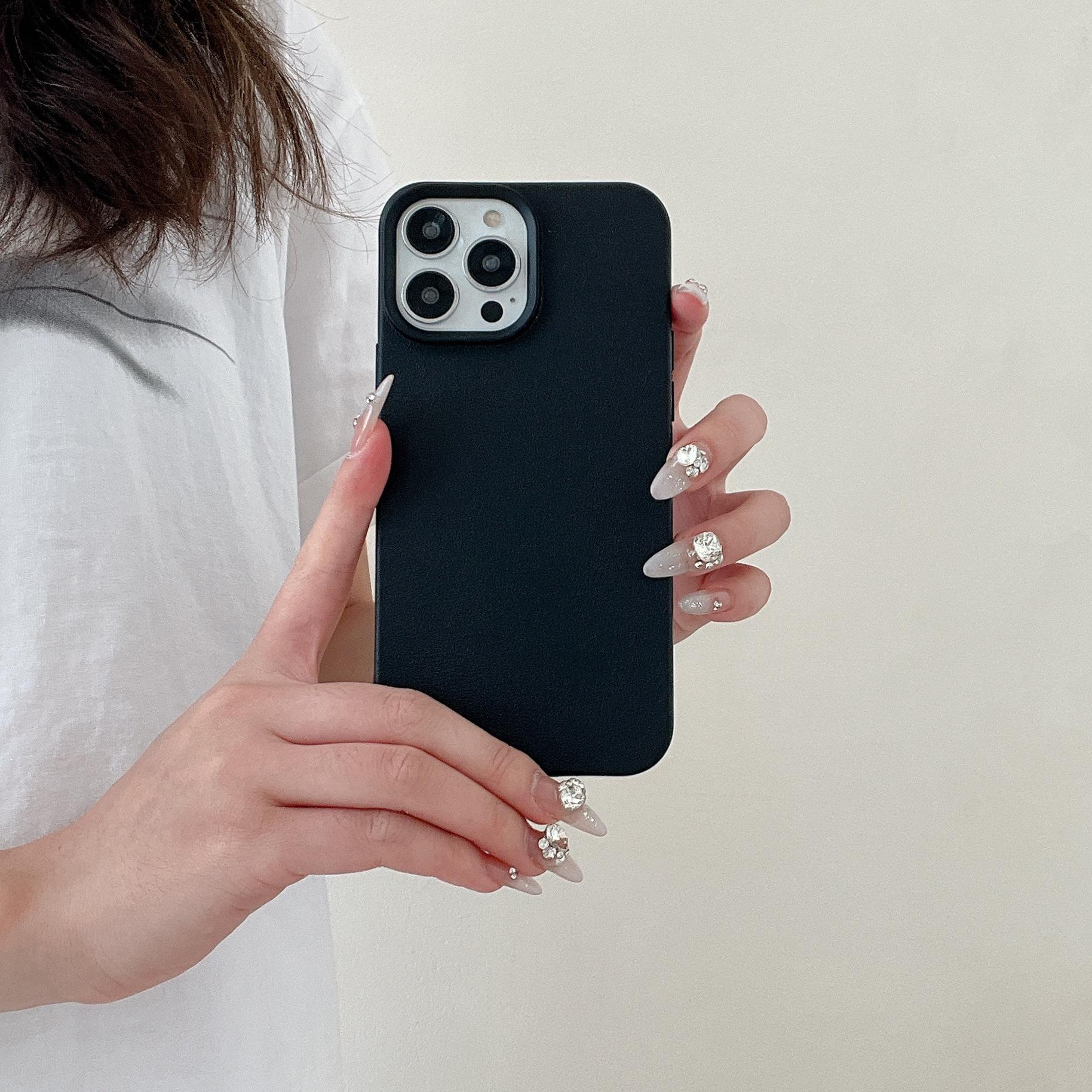 Korean INS Simple Faux Leather Texture Soft Case Compatible with iPhone 16 Pro Max Phone Case Apple 17 New Model 14/15 17Air(without Packaging
Korean INS Simple Faux Leather Texture Soft Case Compatible with iPhone 16 Pro Max Phone Case Apple 17 New Model 14/15 17Air(without Packaging