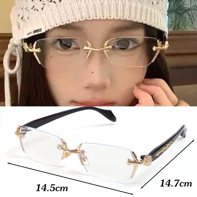 New Y2K Women s Retro Square Frame Glasses for Girls Carved Harajuku Glass Eyewear Rimless Computer Anti-blue Eyeglasses Decora золотой
New Y2K Women s Retro Square Frame Glasses for Girls Carved Harajuku Glass Eyewear Rimless Computer Anti-blue Eyeglasses Decora золотой