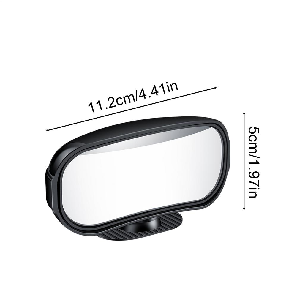 360 Degree Adjustable Wide Angle Side Rear Mirror Blind Spots Convex Mirrors For Car Reverse Parking Auxiliary Rear View Mirror чорний
360 Degree Adjustable Wide Angle Side Rear Mirror Blind Spots Convex Mirrors For Car Reverse Parking Auxiliary Rear View Mirror чорний