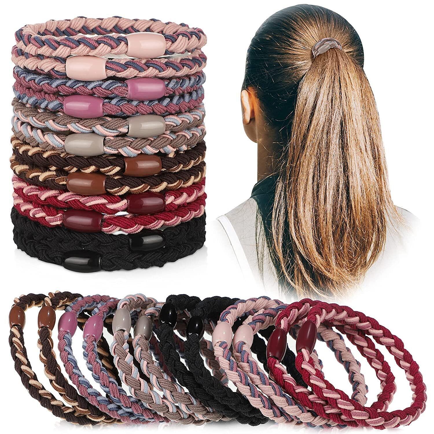High Elastic Hair Tie Set: Braid Bands & Headbands
High Elastic Hair Tie Set: Braid Bands & Headbands