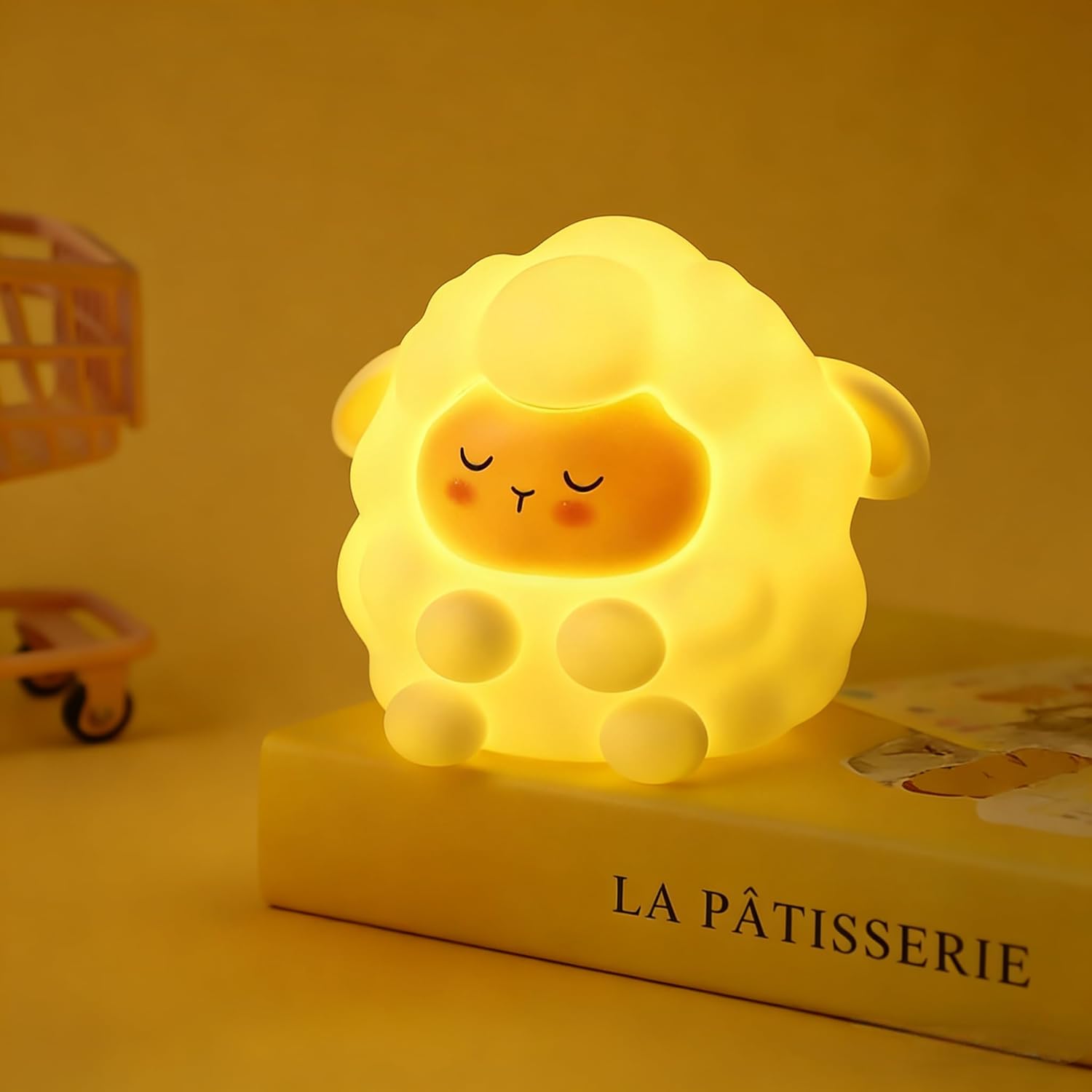 Soft and Pinchable Small Gift Sheep Charging Night Light Bedroom Bedhead Sleep Light Cute Cartoon Soft Light Atmosphere Light warm light білий
Soft and Pinchable Small Gift Sheep Charging Night Light Bedroom Bedhead Sleep Light Cute Cartoon Soft Light Atmosphere Light warm light білий