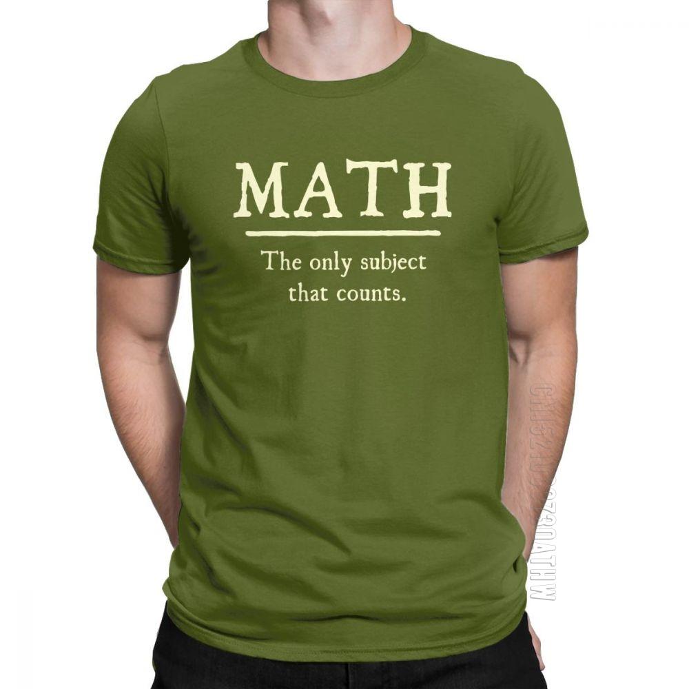 Math The Subject That Counts Funny TShirts For Men Teacher School Mathematics Adult Tops Tees Cotton Crew Neck TShirt 4XL
Math The Subject That Counts Funny TShirts For Men Teacher School Mathematics Adult Tops Tees Cotton Crew Neck TShirt 4XL