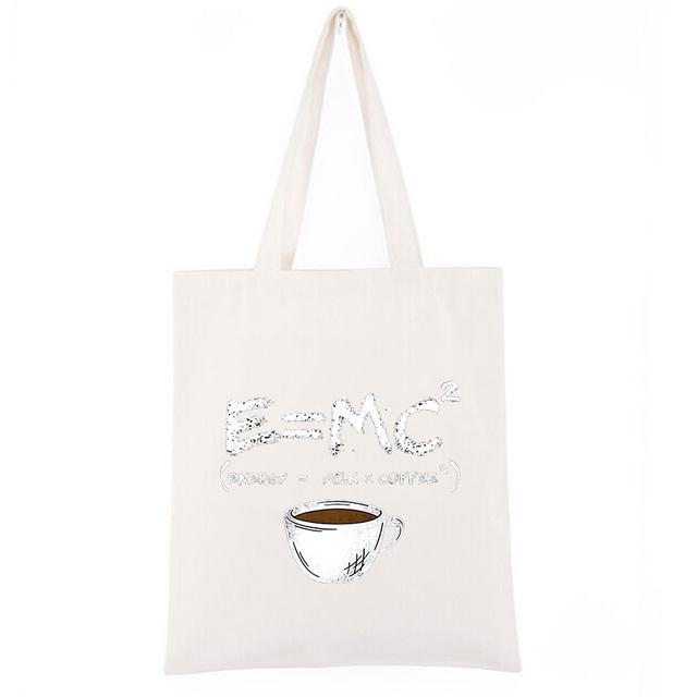 Женская сумка для покупок E = Mc Coffee, индивидуальная женская сумка, винтажная парусиновая сумка большой емкости Ins, женская сумка-тоут 24*26cm белый
Женская сумка для покупок E = Mc Coffee, индивидуальная женская сумка, винтажная парусиновая сумка большой емкости Ins, женская сумка-тоут 24*26cm белый