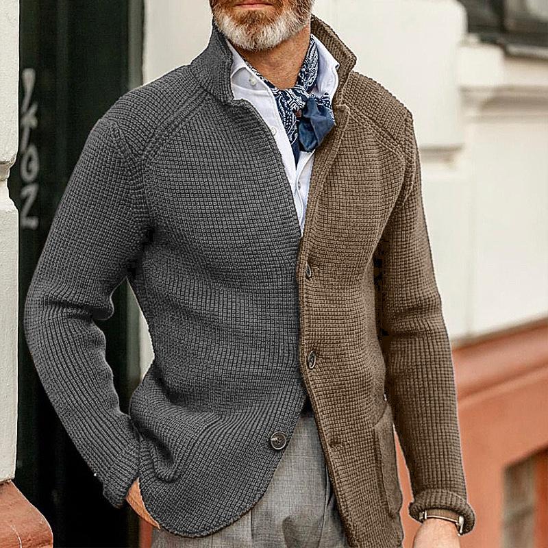 Color-blocked Slim-fit Stand-up Collar Long-sleeved Knitted Jacket 2025 Autumn/Winter New Style Sweater Fashion Men s Clothing XXL
Color-blocked Slim-fit Stand-up Collar Long-sleeved Knitted Jacket 2025 Autumn/Winter New Style Sweater Fashion Men s Clothing XXL