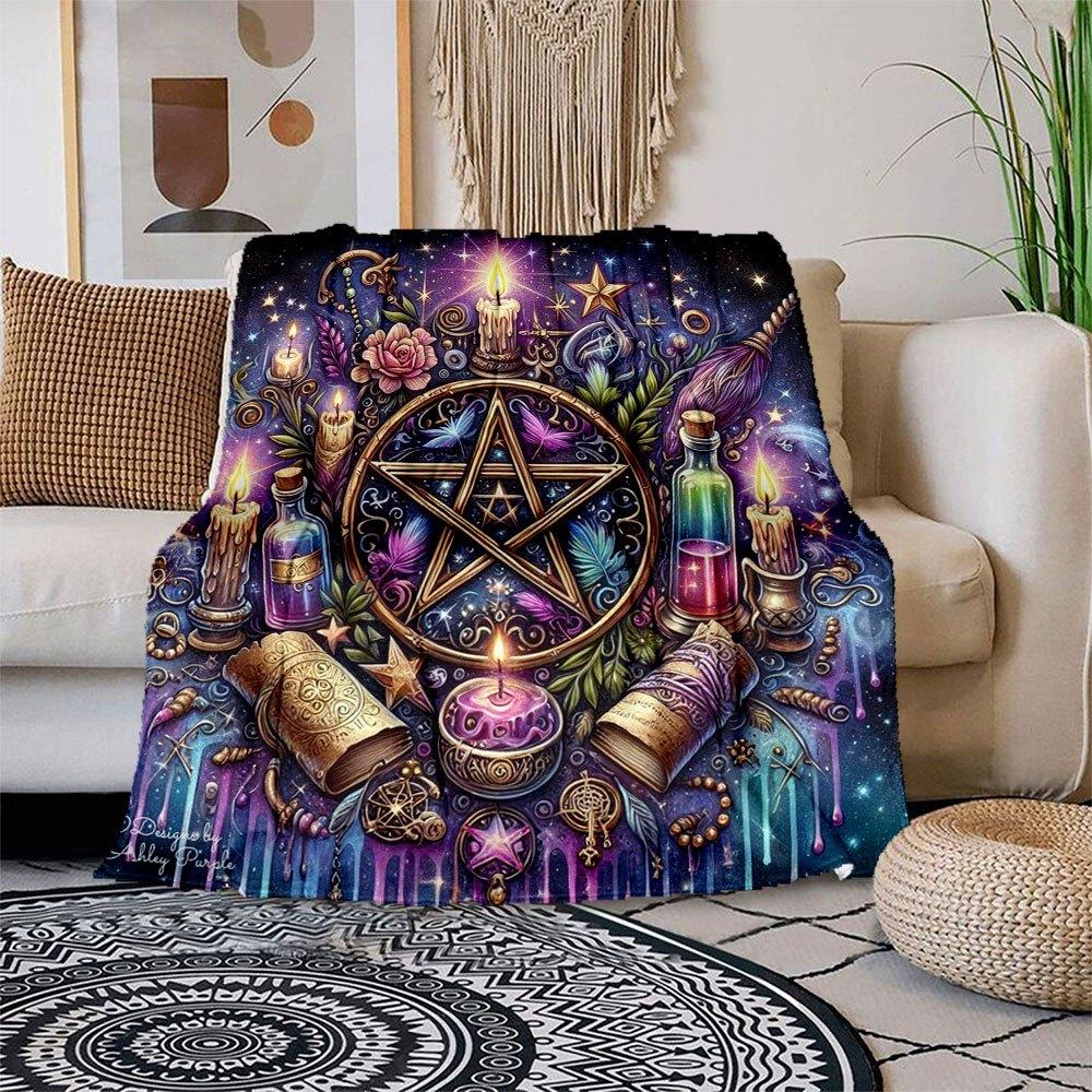 Witchcraft Spell Kit: Magical Tools for Rituals & Spells Blanket Flannel Throw Blanket for Sofa, Bed, Travel, Camping, Office 100x150cm
Witchcraft Spell Kit: Magical Tools for Rituals & Spells Blanket Flannel Throw Blanket for Sofa, Bed, Travel, Camping, Office 100x150cm