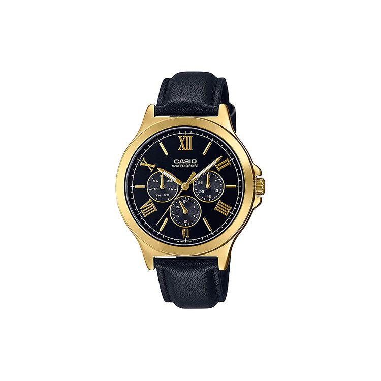 Casio Standard Series Classic Minimalist Stylish Black Watch Quartz Movement Leather Strap Men watches MTP-V300GL-1A Gold Watch Case
Casio Standard Series Classic Minimalist Stylish Black Watch Quartz Movement Leather Strap Men watches MTP-V300GL-1A Gold Watch Case