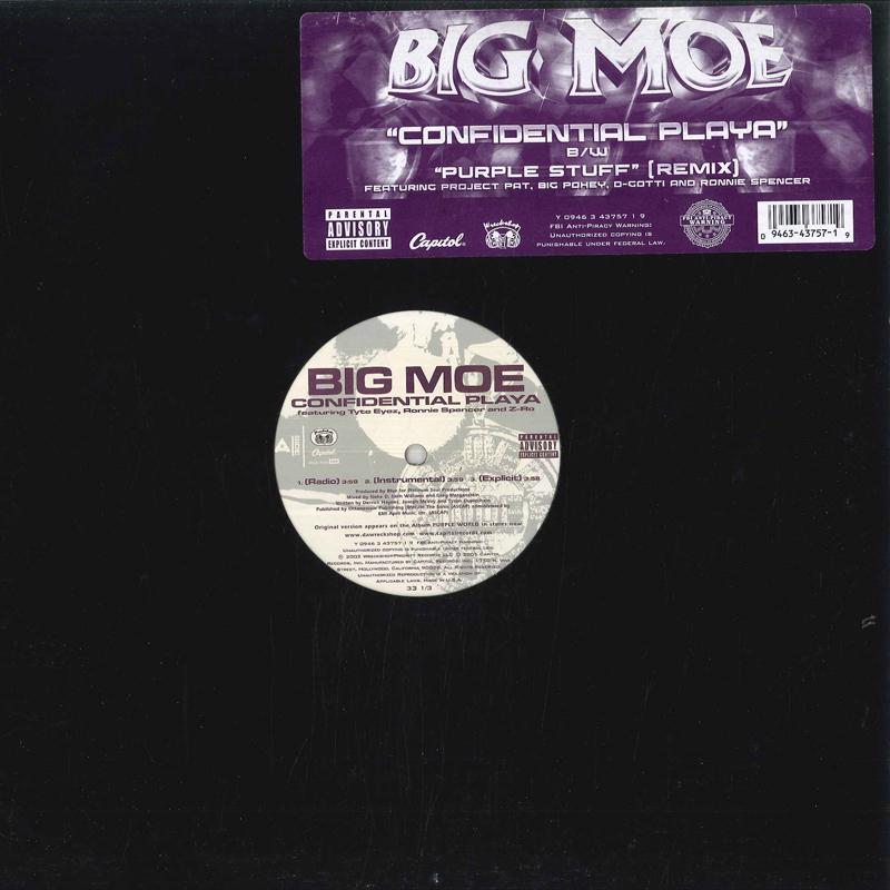 12inch Record BIG MOE Confidential Playa Y094634375719 WRECKSHOP REC US Rap HipHopRB Used
12inch Record BIG MOE Confidential Playa Y094634375719 WRECKSHOP REC US Rap HipHopRB Used