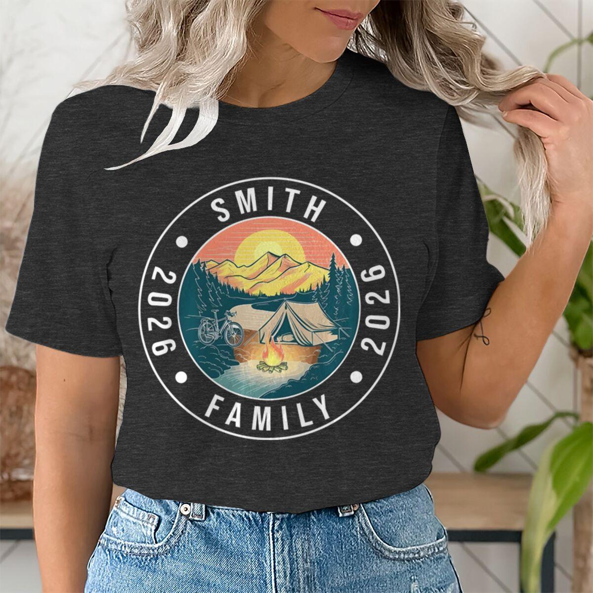 DIY Name Family 2026 Graphic Tshirt Women Unisex Custom Family Outdoor Life Summer Tshirts Short Sleeve Family Camping T Shirts 4XL
DIY Name Family 2026 Graphic Tshirt Women Unisex Custom Family Outdoor Life Summer Tshirts Short Sleeve Family Camping T Shirts 4XL