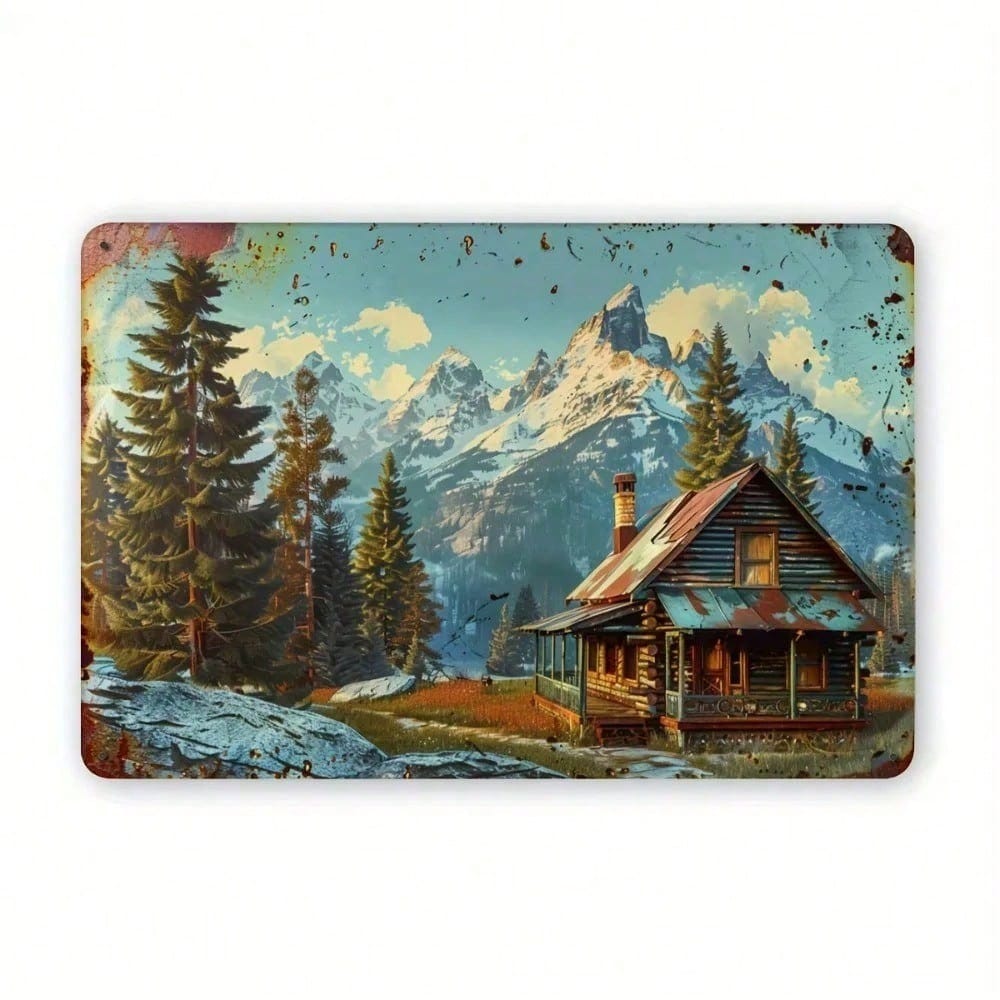 Vintage Mountain Landscape Metal Wall Poster for Living Room
Vintage Mountain Landscape Metal Wall Poster for Living Room